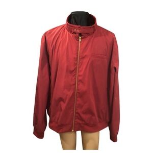 Iverson Jacket Men 6XL Maroon Good Counsel Zip Closures Dress Athleisure Preppy